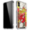 DC Comics Flash Block Pattern iPhone XS Max Clear Case